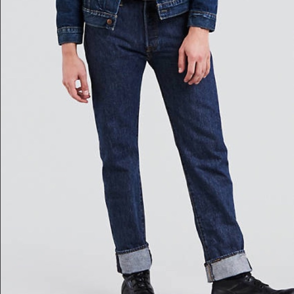 Men’s original fit 501 dark wash Levi’s